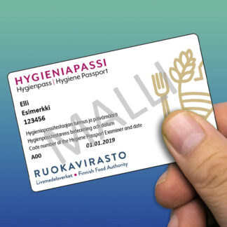 Hygieniapassi / ravintola- ja cateringala / Haukiputaan yksikkö (HAU1020)